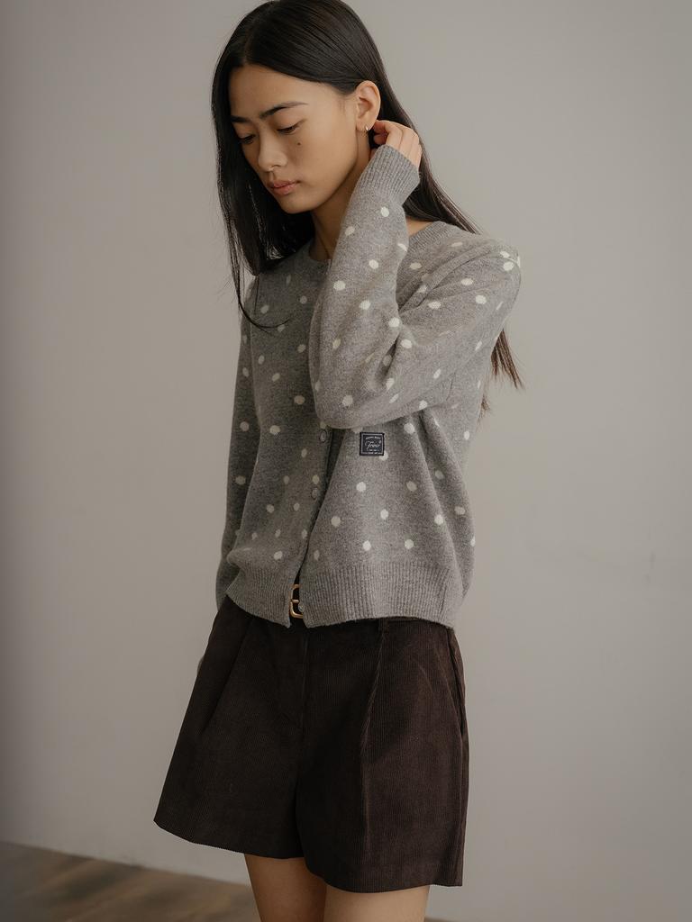 Friver07 Polka Dot Pattern Cardigan [Frfa02Cd07]_3Color