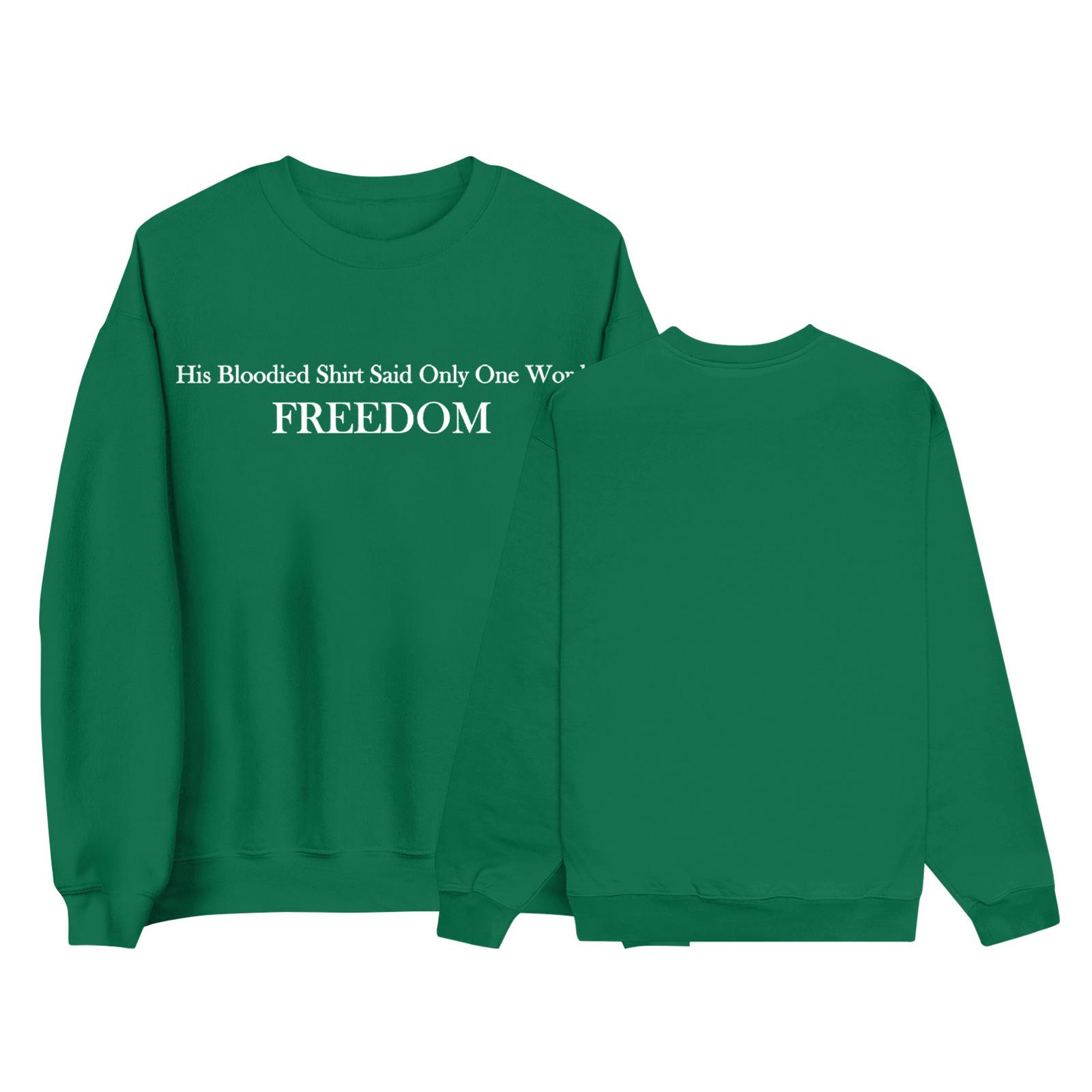 

Женский свободный свитшот с круглым вырезом и длинными рукавами, повседневный свободный крой на шнурке M зелёный