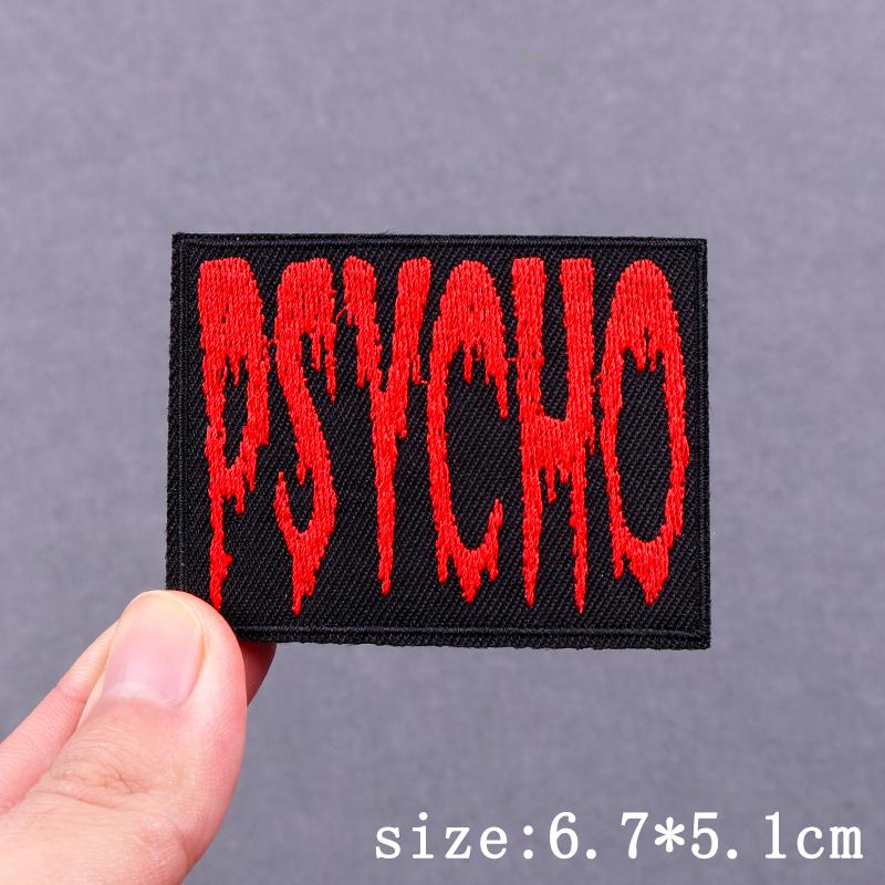 Hip Hop Punk Embroidery Patches For Clothing Thermoadhesive Patch Iron On Patches On Clothes Tarot Cards Skull Patch For Clothes
