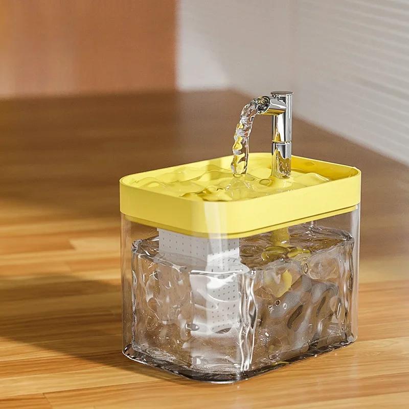 1000ML Automatic Pet Fountain - Fresh and Filtered Water Pet Drinking Dispenser Drinker for Cats Puppies - Ideal for Indoor Use
