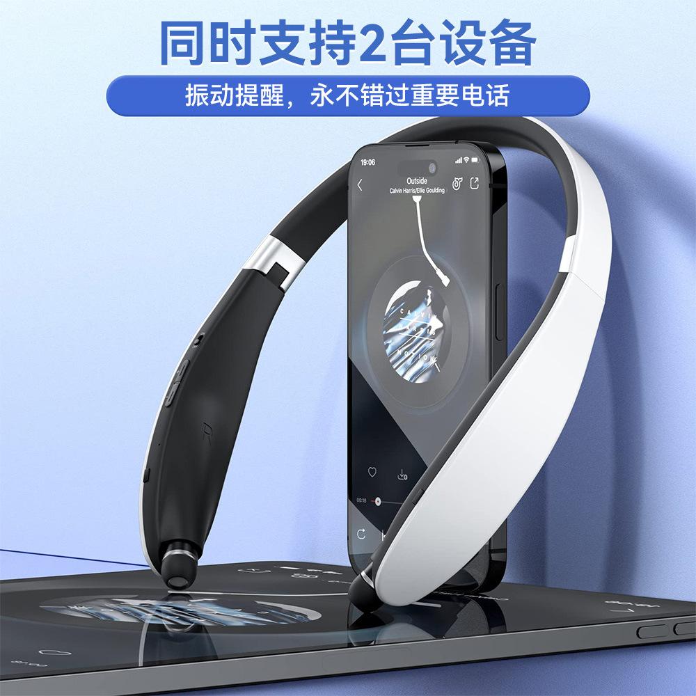 JYL TS Neckband Bluetooth Headphones M235 Foldable Stereo Bluetooth 5.0 Sports Music