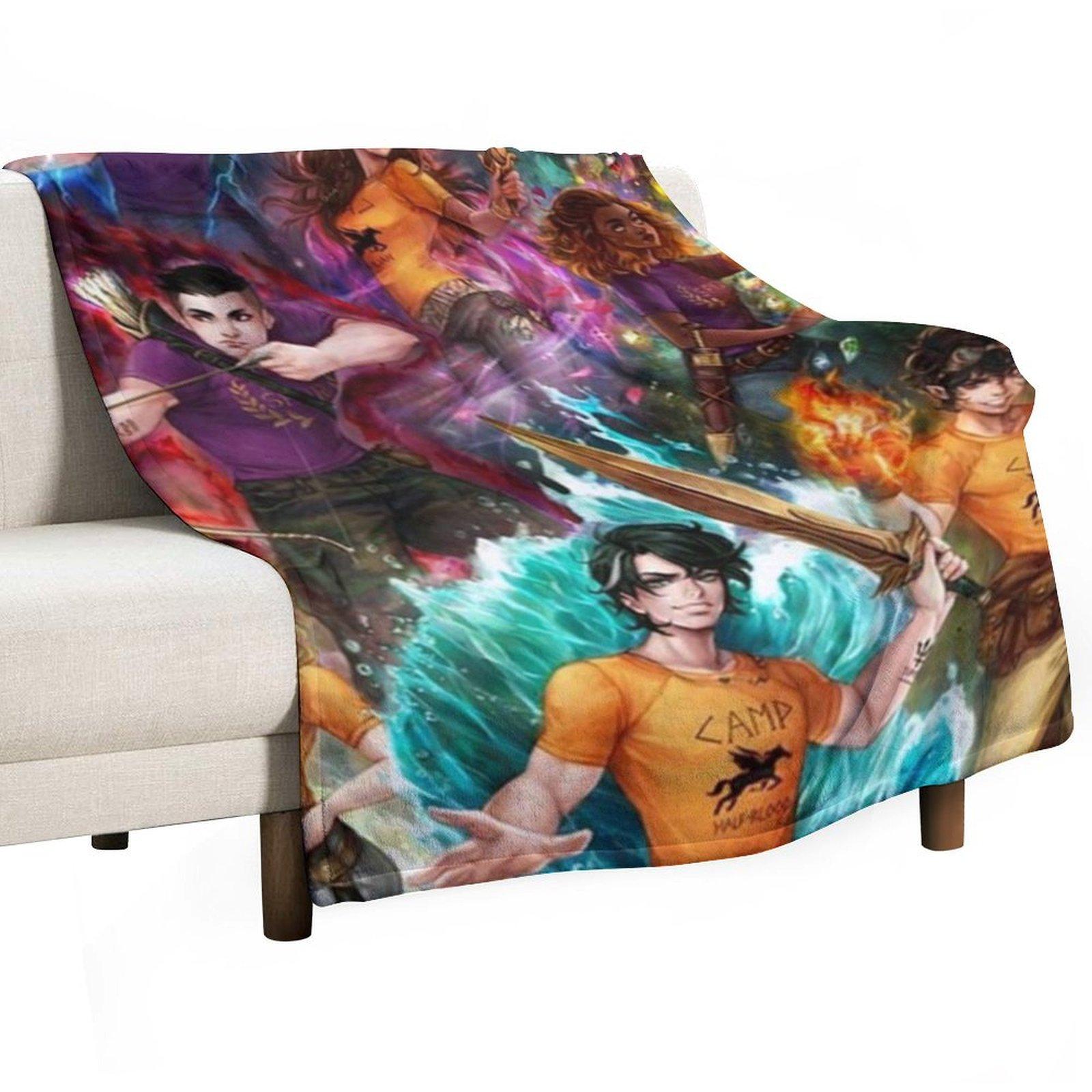 Герои Олимпа Постер Плед для сна Милый Роскошный Плед Полярные одеяла 30x40in