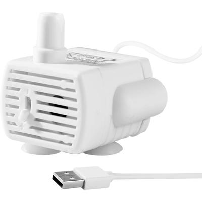 Für Wasserpumpe Haustier Katze Wasserspender Anti-Trockenlaufmotor Katzenblume Wasserspender Wasserspender Aquarium