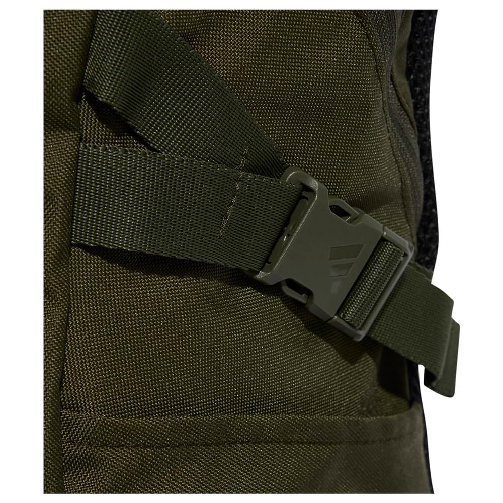 Adidas Mochila Noturna Metálica Unissex, Adulto, QY723, Cargo/Ferro (KE3781)