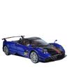 Pagani Huayra BC a escala 1/18, coche en miniatura de aleación, efecto de luz y sonido, coche fundido a presión, juguetes para niños, regalo de cumpleaños, juguetes para niños, colección de coches