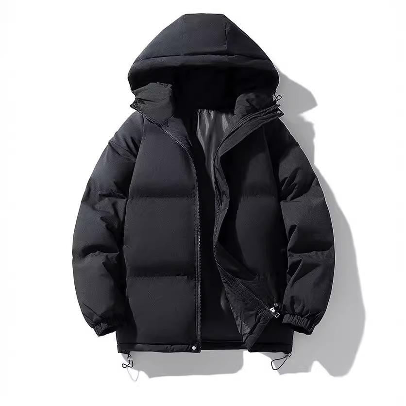 Couple Cotton-padded Jackets for Winter Warmth Trendy Down Jackets Thickened Hooded Cotton-padded Jackets for Autumn and Winter