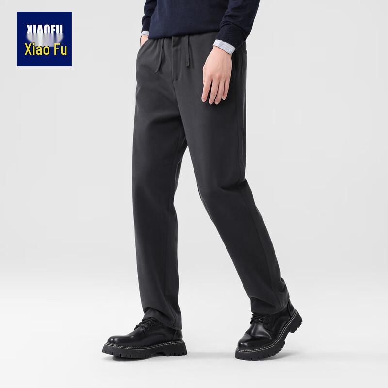 

Men s Lamb Wool Blend Fleece-lined Casual Pants 4XL