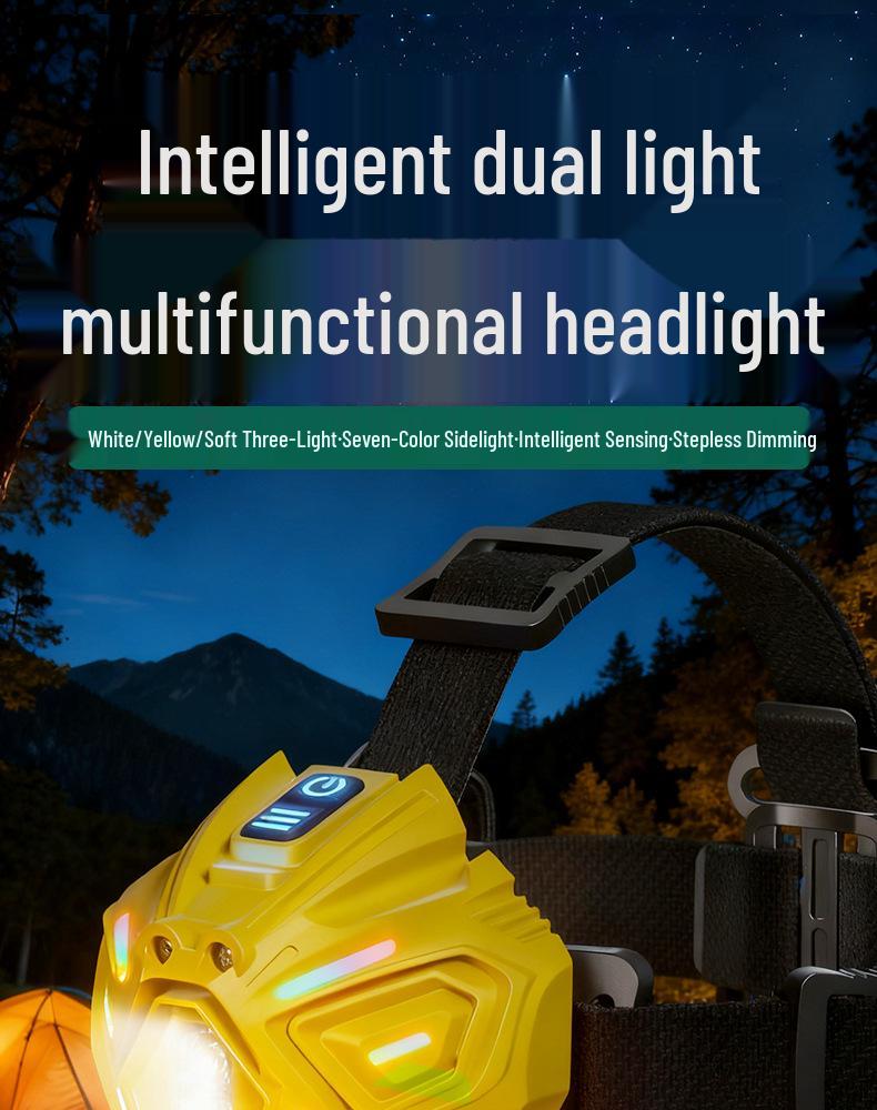 LED Outdoor Adventure Rechargeable Headlamp with Super Bright Light & Long Battery Life