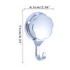 High Quality Easy to Install Hook Chrome-plated with Vacuum Suction Cup for Bathroom and Kitchen 1Pcs /3 Pcs