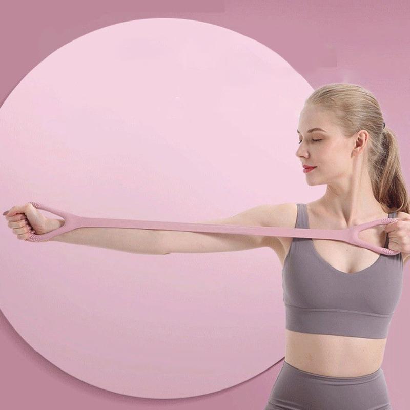 Workout Muscle Pull Rope 8 Shape Fitness Resistance Band Training Elastic Ropes for Yoga, Pilates, Stretching Durable