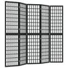 VidaXL Cloison de séparation pliable 5 panneaux 200x170 cm Noir 352081