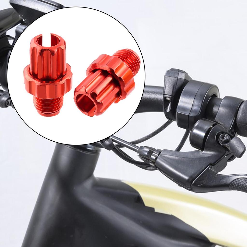 2 Pieces Bike Bicycle 10mm Brake Handle Lever Adjusting Screws Brake Cable Screw M10 Brake Lever Bolts Nuts for Mountain Bike