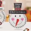 Handcrafted Wooden Christmas Tree Clock Hanging Decors With Easy Hanging Design Safe Nontoxic Holiday Homes Decoration