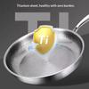 12 Inch Hammered Titanium Frying Pan Pure Titanium Skillet With Lid Oven & Dishwasher Safe Cookware