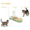 New Pet Automatic Feeders Three Bowl Pet Water Dispenser Feeders Large-diameter Dog Basin Cat Bowls Pet Automatic Feeders