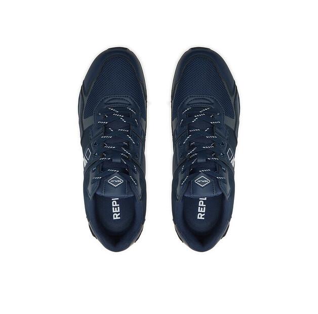 Men's REPLAY Adrien Game 4 Lace-up Sneakers Gms1d.000.c0055t Navy