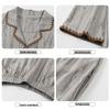 Langsha Men's 100% Cotton Long-Sleeve Pajama Set