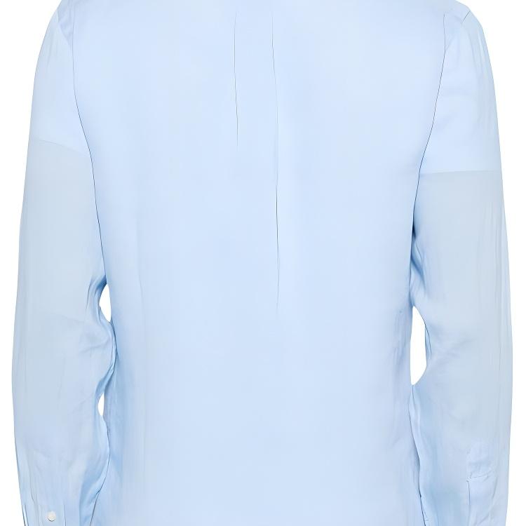 Polo Ralph Lauren Logo Embroidered Slim Fit Long Sleeve Button-Up Shirt Men shirts Light-Blue 710968915-008