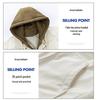 Japanese Trendy Corduroy Hooded Jacket with Fleece Lining: Autumn/Winter Hong Kong Style for Men