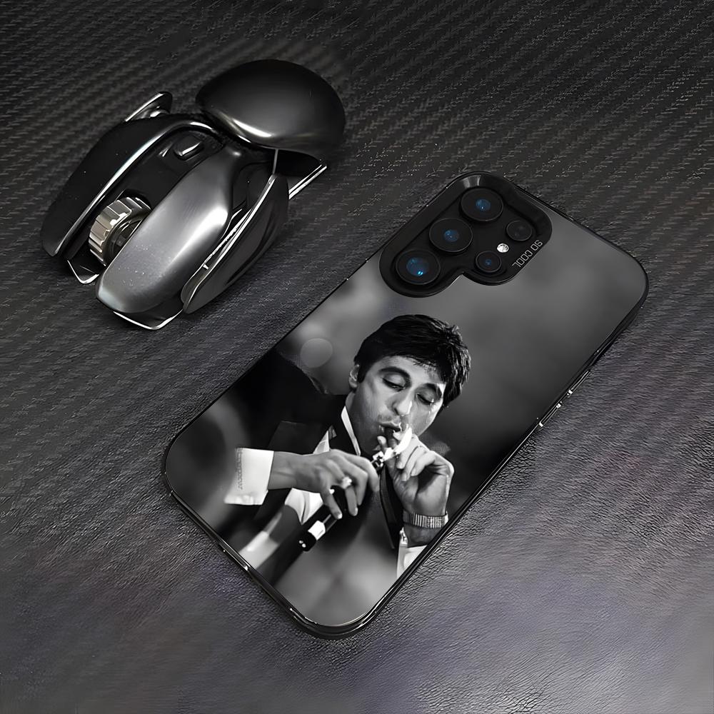 Scarface T-Tony Montana Phone Case For Samsung S26 S25 Plus S20 S20 Plus S22 Ultra S23 FE S21 Plus S21 Ultra Colorful Cover
