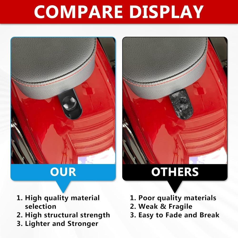 Motorcycle Seat Bolt Tab Screw universal Motorcycle Accessories Motorcycle Rear Fender Quick Mount Screw Knob Cover For Harley