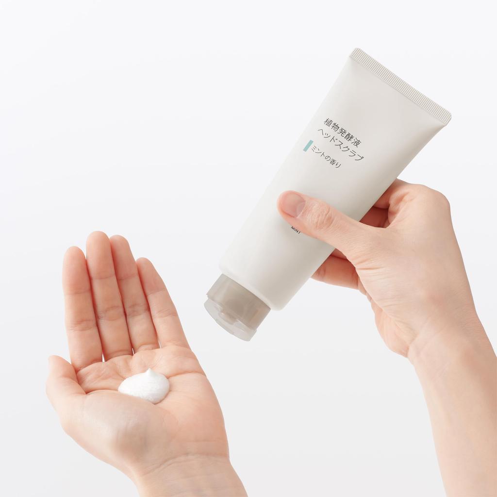 MUJI Plant Fermented Liquid Head Mint 23003421 Scrub, Scent, 200g,