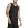 adidas Originals Trefoil Solid Color Logo Embroidery Round Neck Sports Tank Top Men Tops Black IA4801