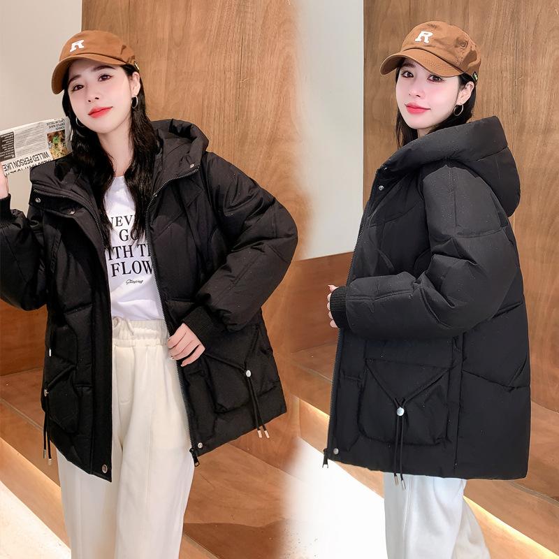 Пуховик женский короткий стиль осень-зима новый корейский стиль свободный и универсальный — фото 5