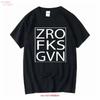 Zero Fucks Given T-Shirt Lustige Sprüche Sarkastisch Unisex Unisex Gesundheitsfördernd Stressabbau Vintage Streetwear