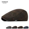 Casquette octogonale de newsboy Gang Sanglant Rasoir: Béret Automne/Hiver pour Jeunes Artistes