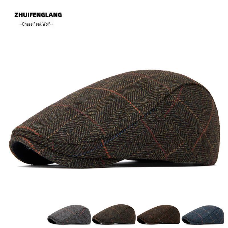 Casquette octogonale de newsboy Gang Sanglant Rasoir: Béret Automne/Hiver pour Jeunes Artistes
