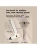 2pcs bathroom crevice cleaning brush, no dead angle floor scrubber for bathroom, toilet, floor, sink, and basin, rotating brush