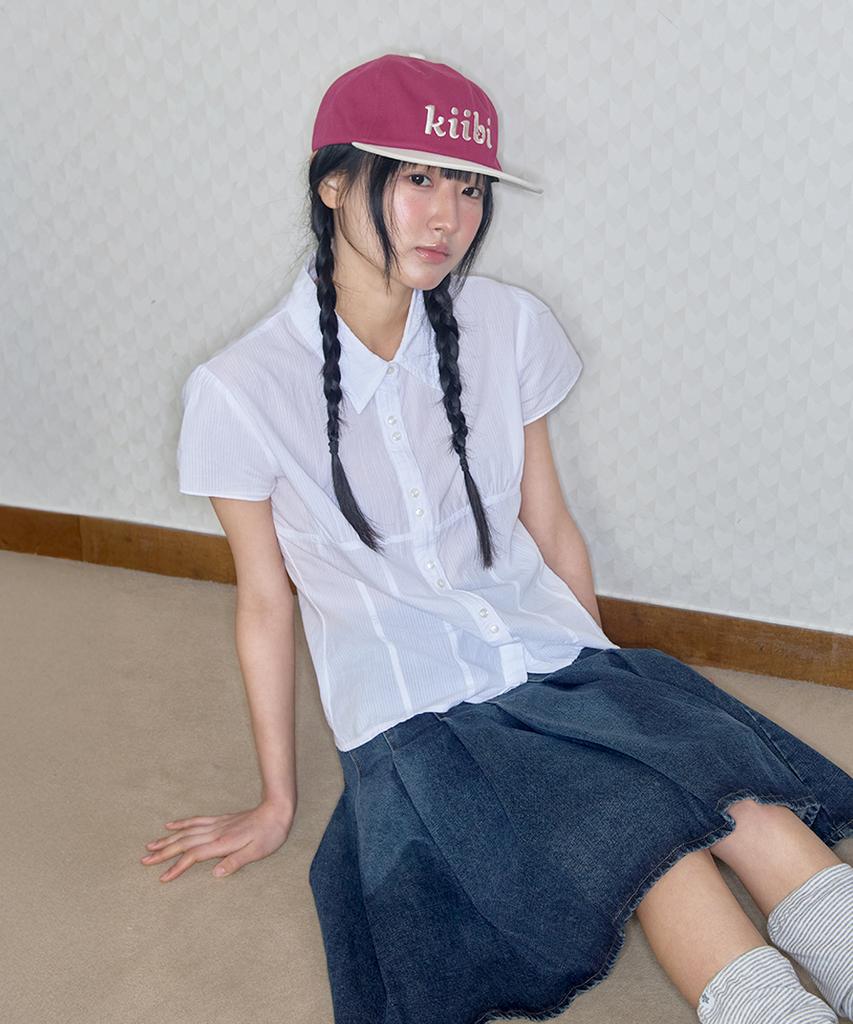 Kiibi Logo Two Tone Cap Red & Ivory