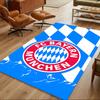 Bayern Munich Football Club Portable Floor Mat Soft Plush Water-resistant & Washable Kitchen & Bathroom Use Cute Cartoon Pattern Holiday Home Gift