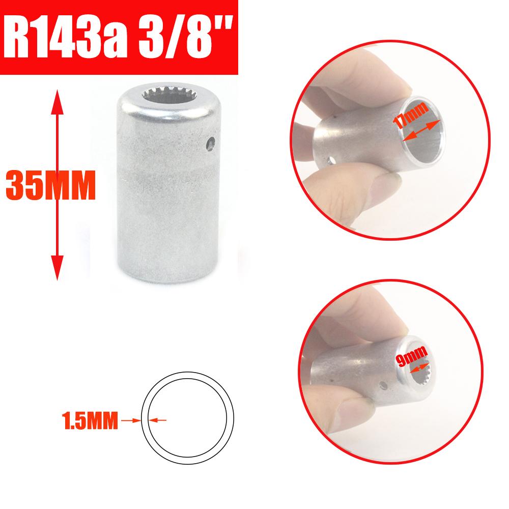 Aluminum Ferrule A/C Gas Hose Pipe Crimp Sleeves R12 R134A 3/8'' 1/2'' 5/8'' 3/4'' Hose Air Conditioning Joint 4pcs/Pack