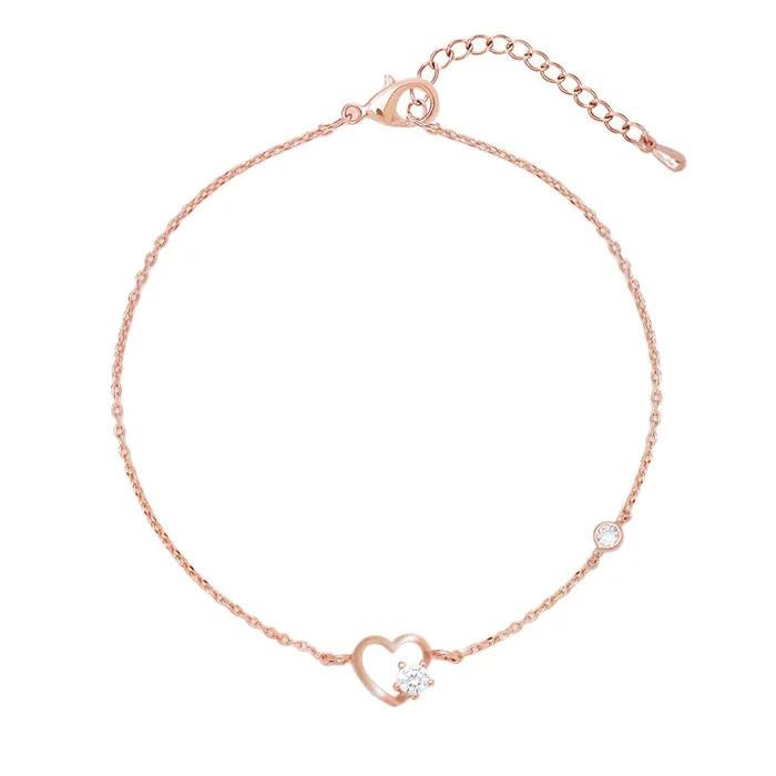 Heart in Love BL253B1205 Women's Bracelet Cubic Simple Daily Rose Gift Bracelet