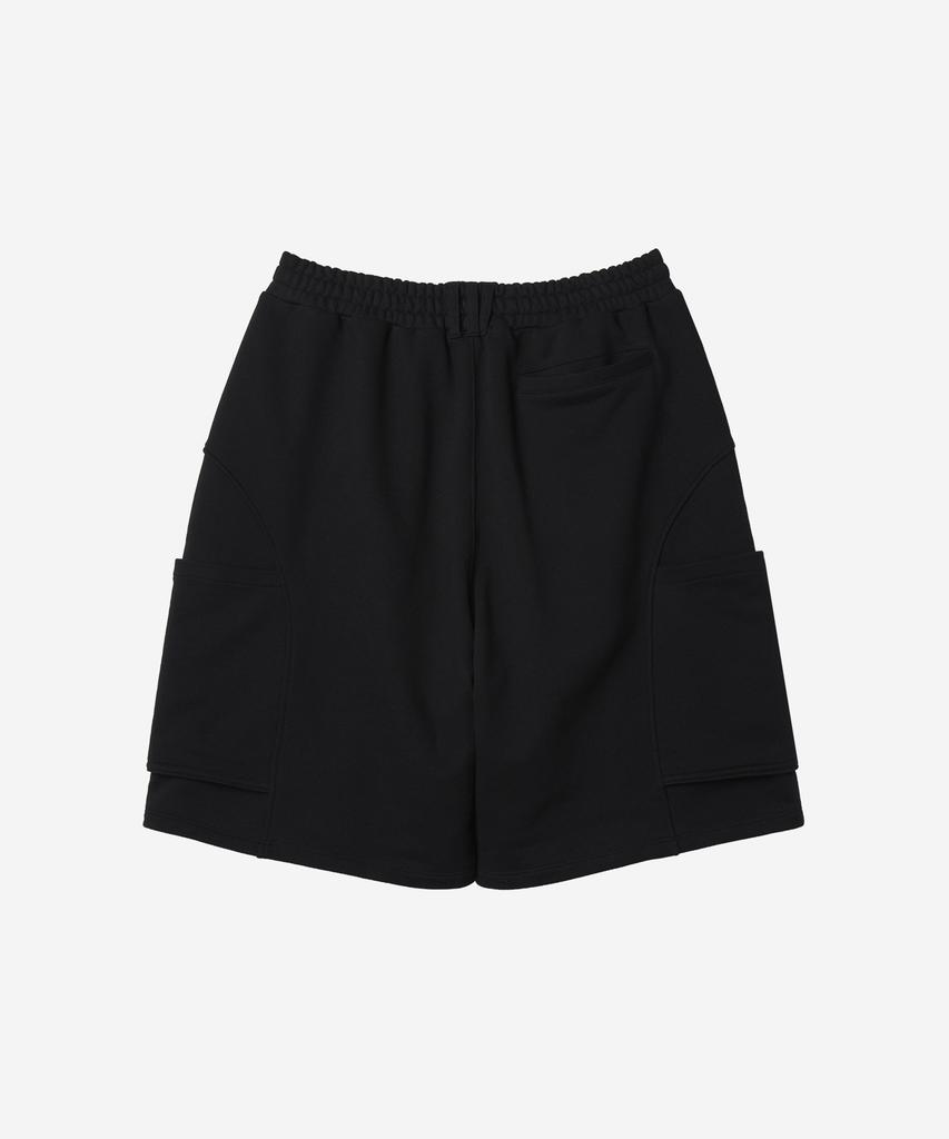 NODE LABS Dev:11 Bermuda Sweat Shorts_Black