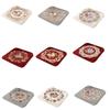 Memory Foam Seat Cushions with Non Slip Flower Pattern Square Pads for Enhanced Comfort and Support