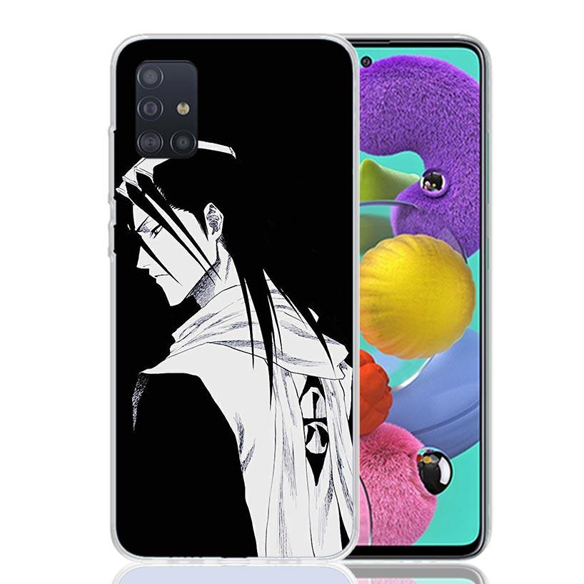Bleach Kuchiki Byakuya Phone Case For Samsung Galaxy A52 A32 A22 A12 A02S A50S A30S A51 A31 AA71 Note 20 Ultra 10 S10 Plus Galax