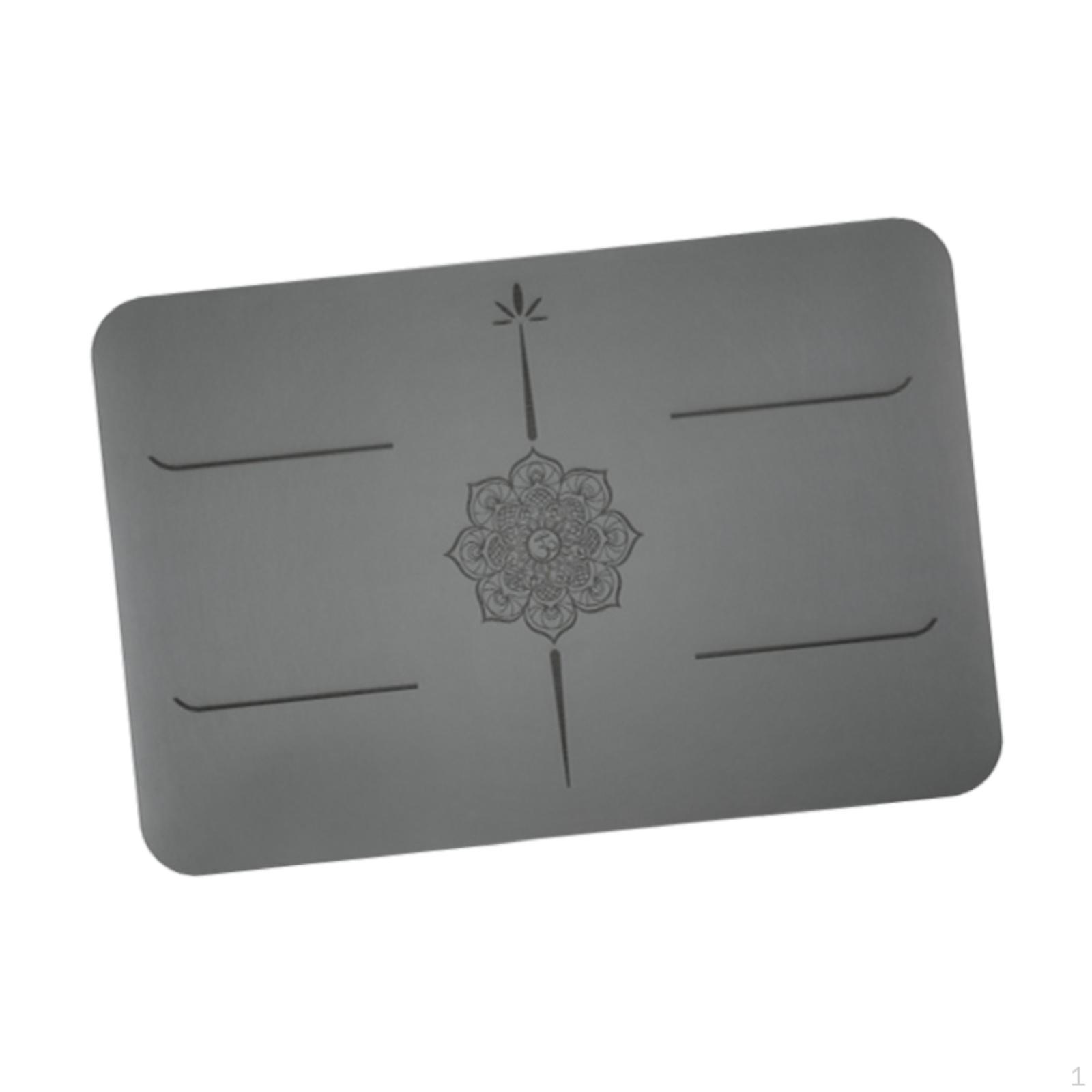 

Small Mat with Non-slip Knee Pad And Cushion, for Handstand Exercises. Deep Gray