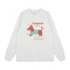 Trendy Cartoon Puppy Couple Long-Sleeve T-Shirt - Retro Autumn/Winter Style