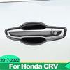 For Honda CRV CR-V 5th 2017 2018     Hybrid Stainless Steel Car Door Handle Outer Bowl Cover Trim Accessories