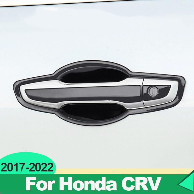 For Honda CRV CR-V 5th 2017 2018 Hybrid Stainless Steel Car Door Handle Outer Bowl Cover Trim Accessories
