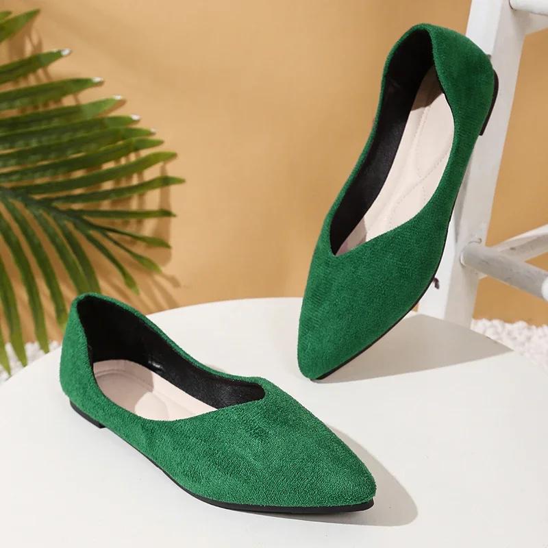 New Woman Flats Sexy Ballerina Elegant Lightweight Flat Loafers Mary Jane Shoes Soft Sole Mom Sneakers Women Zapatos De Mujer