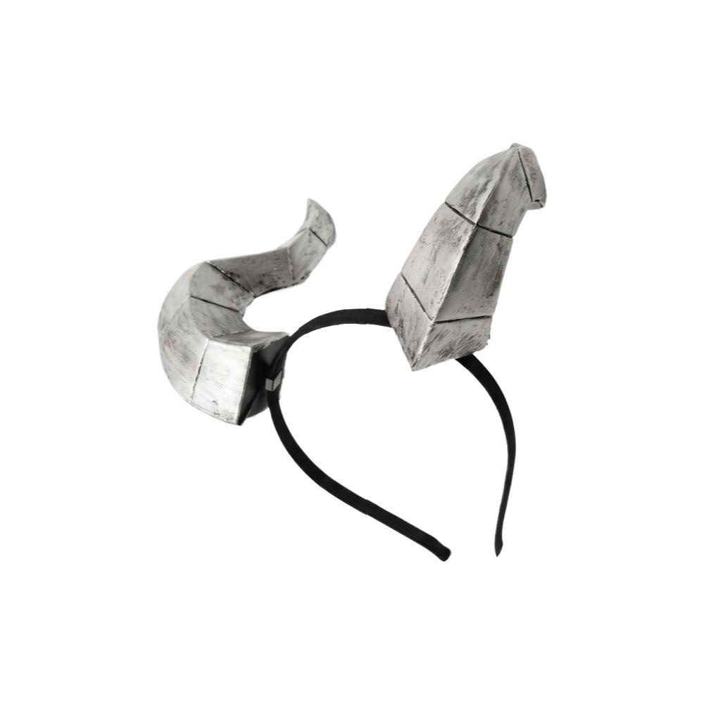 Gothic Ox Horn Headband Dark Style Halloween Headband Cow Horn Hair Hoop Stage Performance