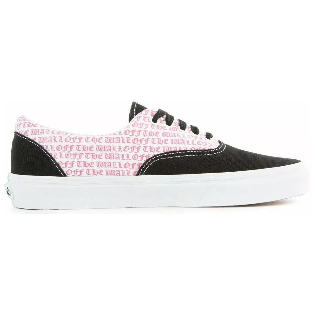 Vans Era Gothic Letter Low-Top Skate Shoes Unisex sneaker Black Pink VN0A38FRT8T