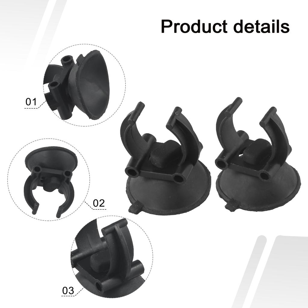 Heavy Duty Suction Cup Clips for Replacement Aquarium Heater Reliable Replacement for Fish Tank Thermostat (2 Pack)