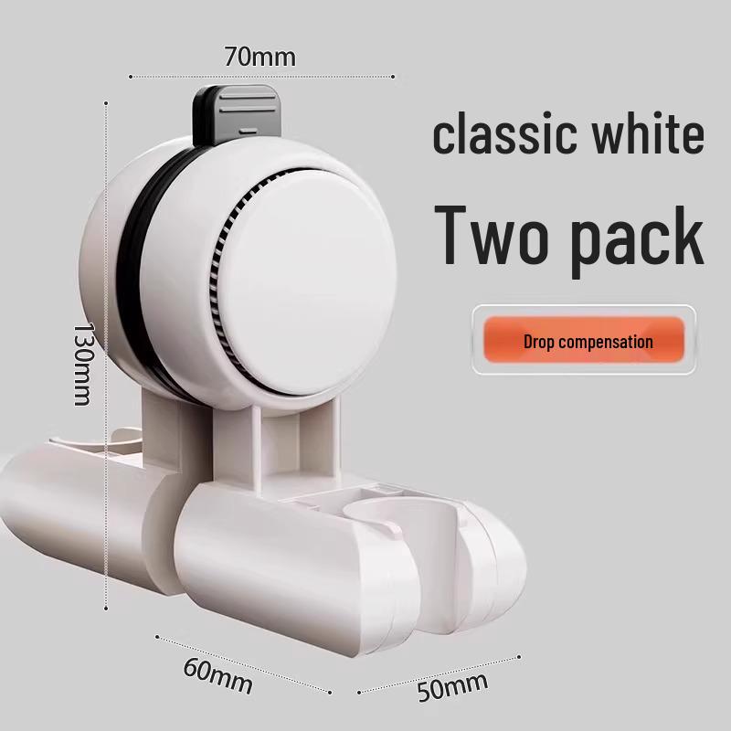 Adjustable Suction Cup Shower Head Holder - No Drilling Needed.