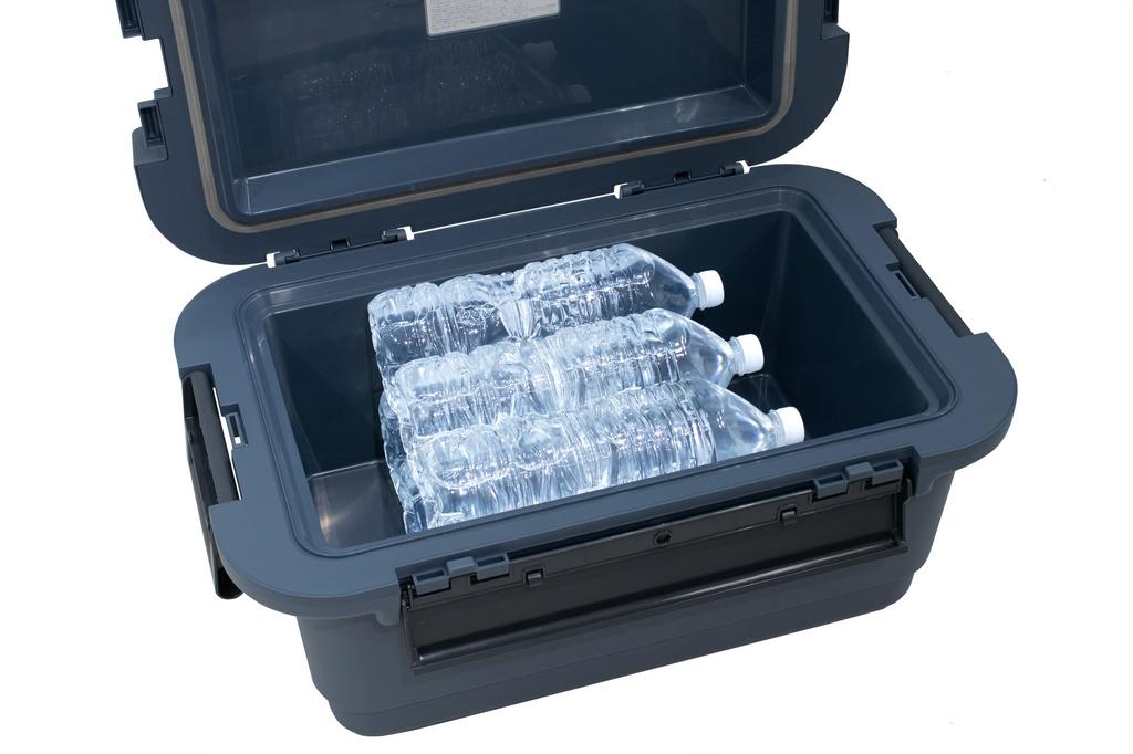 JEJ Astage Cooler Box Grandeur 27 W640 x D408 x H320mm Cool Lightweight Lunch Box Club Activities Outdoors Outings Leisure Sports GCL-27BGY