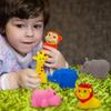 10 Stück Quietschspielzeug aus Gummi für Vorschulkinder – Schwimmendes Badespielzeug mit Meeresmotiven – Geschenk für Kleinkinder und Kinderpartys